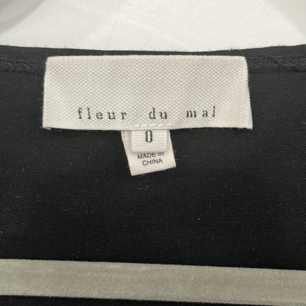 Fleur Du Mal Broderie Anglaise Bodysuit Midi Dress Black Size 0 - Picture 4 of 13